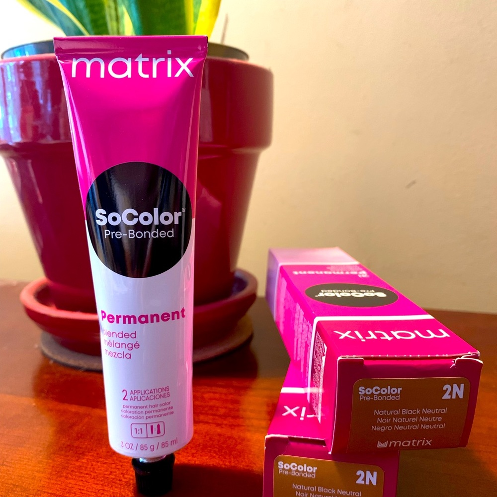 Matrix SoColor permanent hair color, 2N, natural black